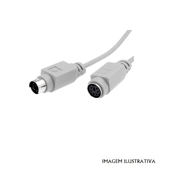 EX-112 Cabo extensão ps2 macho / macho com 10mts