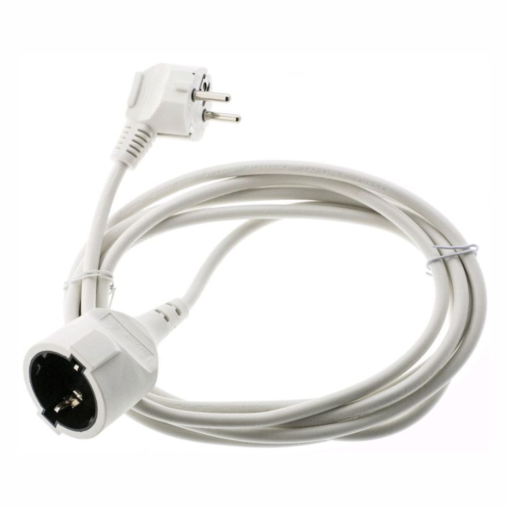 EXT2M Extensão electrica macho / femea schuko 2mt ( 3x1.5mm) max.16a @ 3680w