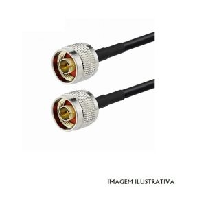 EXTAOMNI1 CABO DE EXTENSÃO MACHO MACHO FICHA TIPO N 10M BRANCO