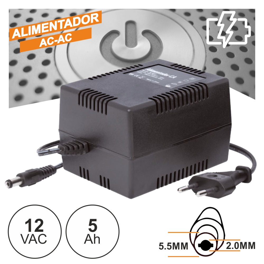 FAS12V5A Alimentador 12V AC 220V AC 5A