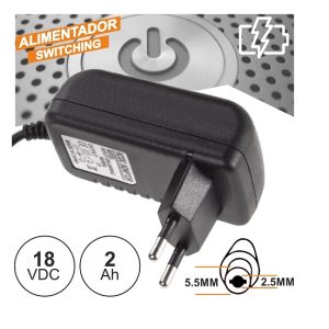 FAS18V2A(H) ALIMENTADOR SWITCHING 18V 2A