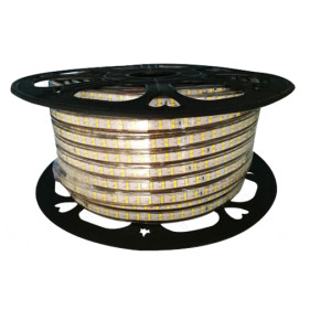 FL52WW/50 Fita led 220v 12mm branco quente 300lm 8w/m