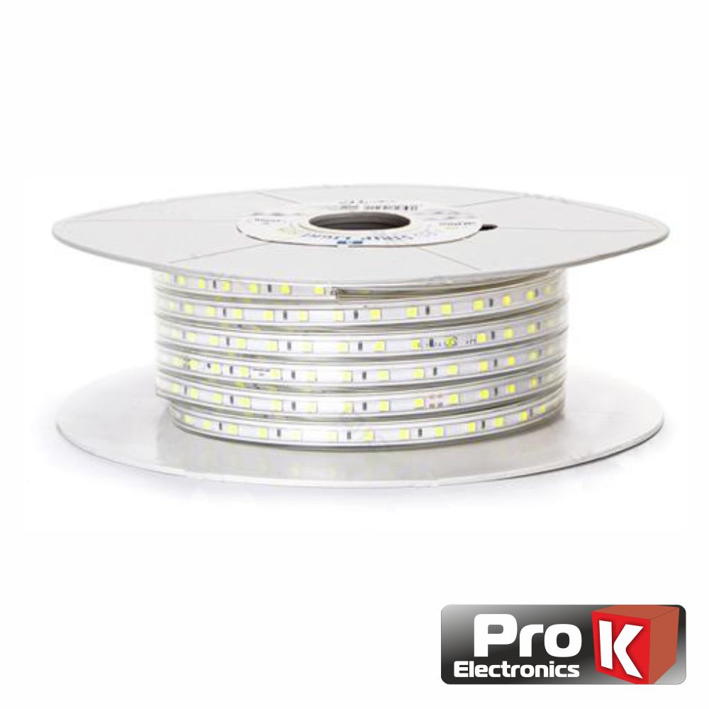 FL54CW Fita led 220v ip65 branco frio 6500k 6.5w/m - preço/metro -