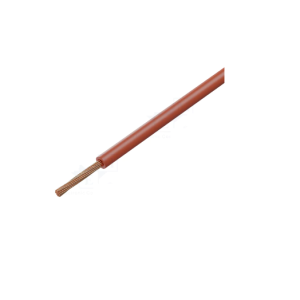 FLRY-A0.35RD Rolo de 100m de fio de cobre multifilar 1x0.35mm² - vermelho