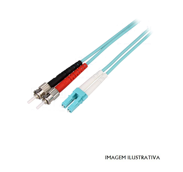 FP3LT02 Patchcord fibra óptica OM3 LC/UPC,ST/UPC 2m LSZH
