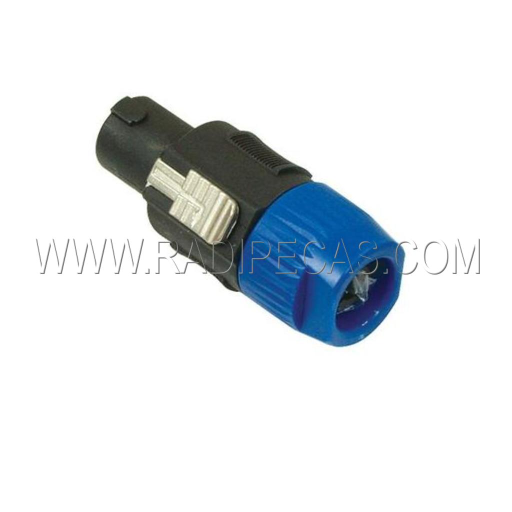 FR210N FICHA MACHO EXT.SPEAKON 4 PIN