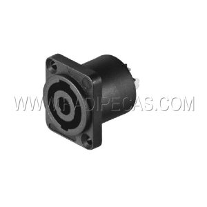 FR211A FICHA FEMEA PAINEL SPEAKON 4p RECTANGULAR