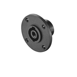 FR211R Ficha femea de painel SPEAKON 4 pinos redonda