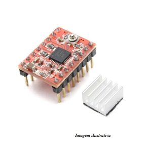 FUN-3D.029 MODULO MOTOR PASSO A PASSO C/ DISSIP. A4988