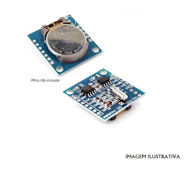 FUN.MD0095 Módulo Relógio I2C/24C32 p/ Funduino – DS1307