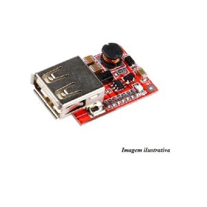 FUN.MD9094 Modulo Carregador USB STEP-UP 3 a 5VDC 1A p/ FUNDUINO / ARDUINO