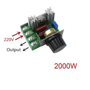 FUN.MD9127 Controlador de velocidade / dimmer ( SCR ) 220v / 2000w max