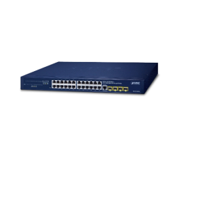 GS-4210-24T4S Planet switch c/gestão 24 portas RJ45 Gigabit+4 SFP100/1000