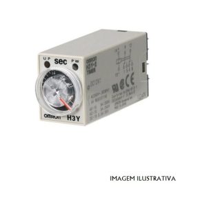 H3YN-2-24AC Relé temporizado; 0,1s÷10min; DPDT; 250VAC/5A; Uten: 24VAC; base