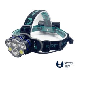 HEADLAMP-ULTRA LANTERNA DE CABEÇA 2 LEDS XP-E 3W + 2XT6 10W 500LM FOREVER