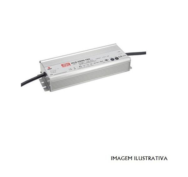 HLG-320H-54A Fonte de alimentação LED 321.3W 54V 5.95A IP65 Adj W/Intrl Pot