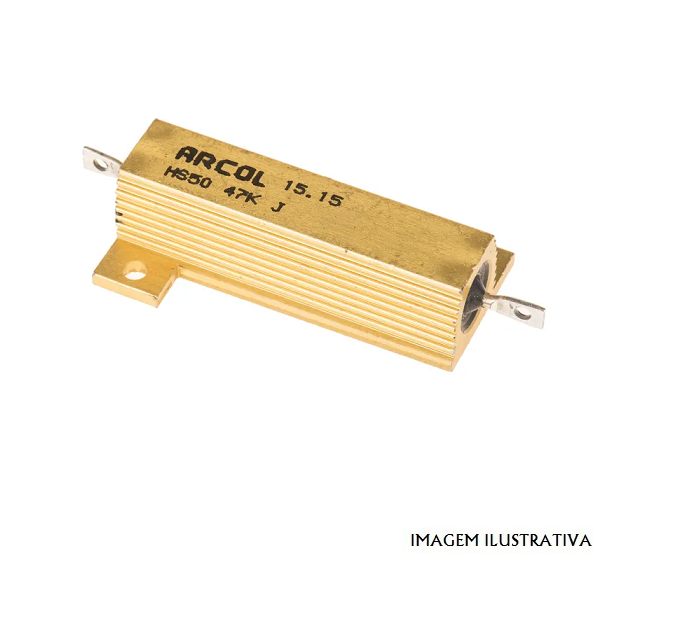 HS50-47K Resistencia Chassis 50W 5% - Arcol -