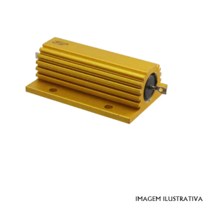 HSC7533KJ Resistencia de fios; roscado; 33kΩ; 75W; ±5%; 25ppm/°C; para soldar