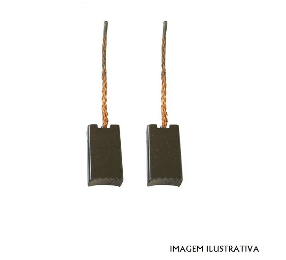 HX346 Escovas De Carvão 6,3x8x14 Compatíveis Motores de ventilação Bosch