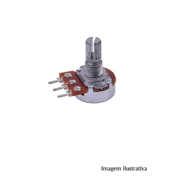 K050AMM POTENCIOMETRO 50k COM VEIO metálico