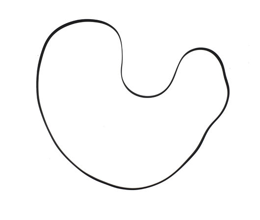 L186 Correia para gira-discos 186x0.6x4mm