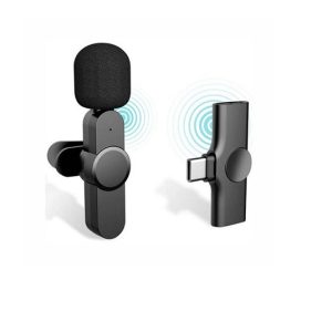 K9-USBC Microfone de Lapela sem fios c/ receptor USB-C