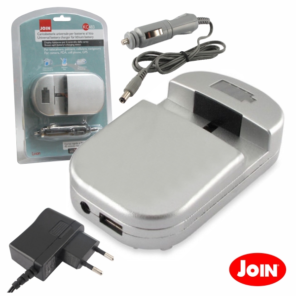 KC483 Carregador para baterias litio