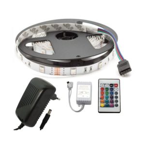 KFL04RGB30(S) KIT FITA 150 LEDS 5050 12V 5M RGB C/ CONTROL IP20