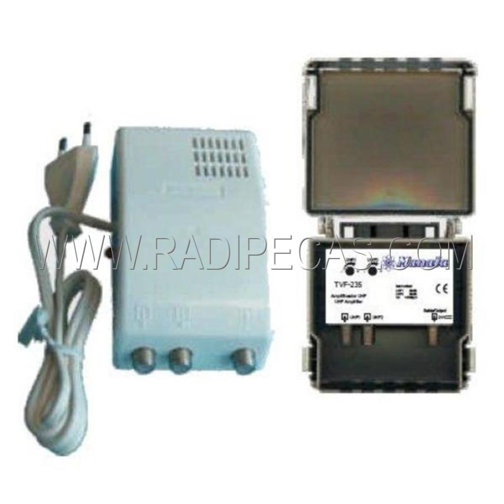 KIT535 Kit amplif. 2xuhf 36db +alim. 24v