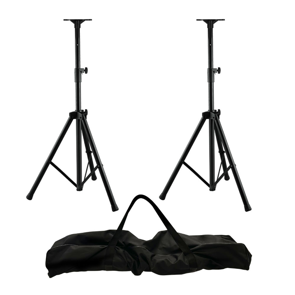 KM-PE5P Conjunto 2 Suportes + bolsa para coluna 35mm - 1,10mt~1,80mt - 60kg max