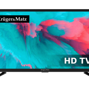 KM0224-T4 TV LED 24p. HD c/ USB e Sintonizador TDT DVB-T2 H.265 - 12v e 220V - Kruger&Matz