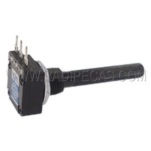 KPTV1K POTENCIOMETRO 1K COM VEIO - MONO - SIMPLES