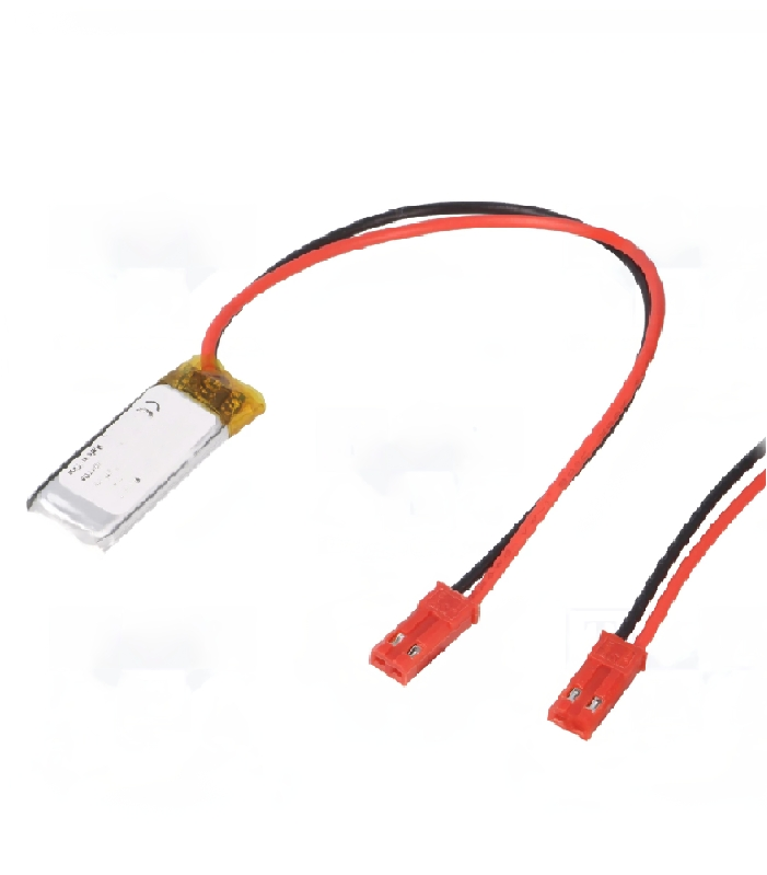 L401230 Bateria Li-Po 3,7V 110mAh com fios 4x12x30mm