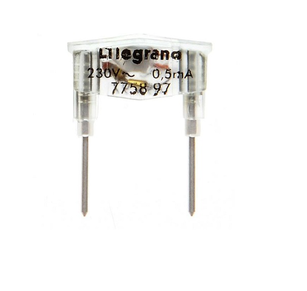 L775897 LAMPADA NEON 230V, 0.5MA