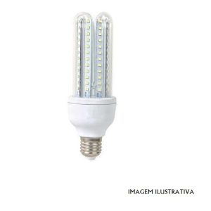 LAMP-E27-48-6W-WW Lampada LED T3 2U 220V E27 6W Branco Q. 3000K 360º 450Lm