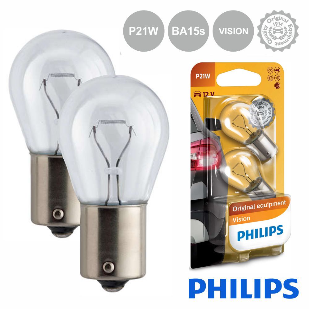 LAMP-P21W-PH LÂMPADA P/ AUTOMÓVEL 12V P21W BA15S VISION PHILIPS