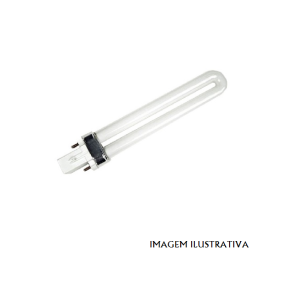LAMP36WUV Lampada Economizadora PL 1U 2pin G23 9W 220V (UV) - ProFTC