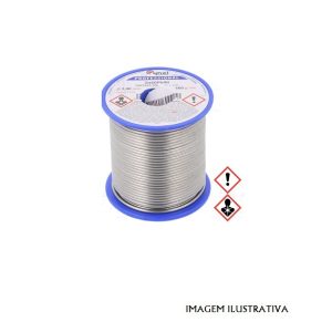 LC60-2.00/0.5 Arame de solda Sn60Pb40 2mm 0,5kg com chumbo 190°C 2,5%