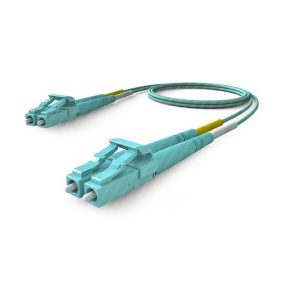 LCPLCPM3DX0100ZH20AQ Patchcord LC/PC - LC/PC MM OM3 Duplex 10m LSZH 2.0mm - Aqua