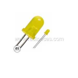 LED3MAP Led pisca amarelo 3mm