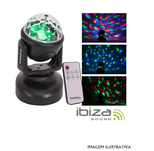 LHM-ASTRO Moving Head 6 LED RGB 18W IBIZA