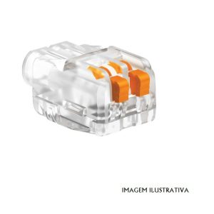 LIGA2 Ligador de 2 ligações - tipo wago -