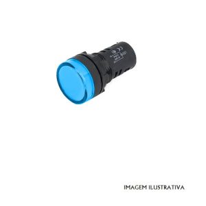 LL9056-5 Luz Piloto Redondo De Painel 19.5mm 230V azul