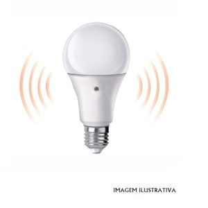 LLE2709LDRCW(FL) LÂMPADA E27 9W 230V 6500K IP20 C/ SENSOR CREPUSCULAR