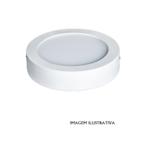 LLPRS30024NW[R] PAINEL LEDS REDONDO SUPERFICIE 24W 300MM BRANCO NATURAL