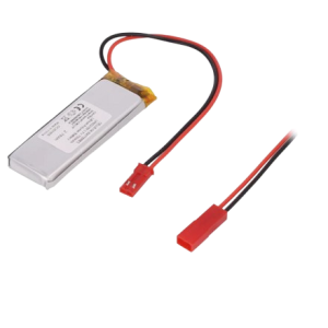 LP602158 Bateria Li-Po 3,7V 750mAh 6x21x58mm c/ fios e conectores JST SYR-02T