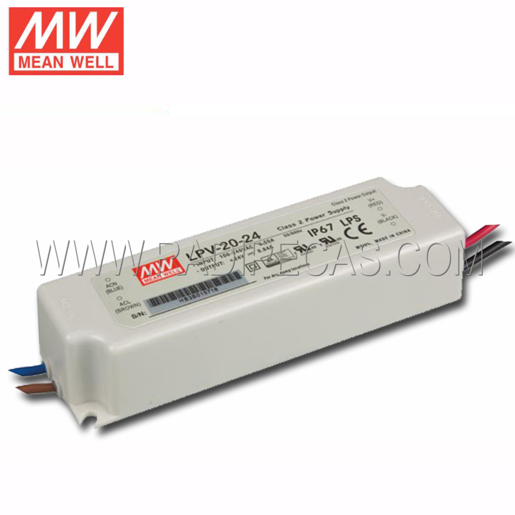 LPV20-24 FONTE ALIM.LEDS 24V 20W IP67