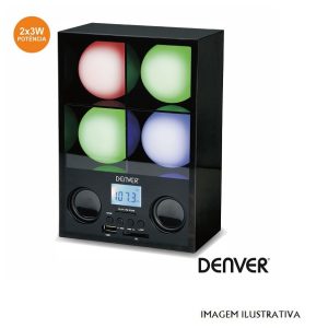 LR4 COLUNA C/ PROJETOR LUZ MP3/SD/USB/RÁDIO