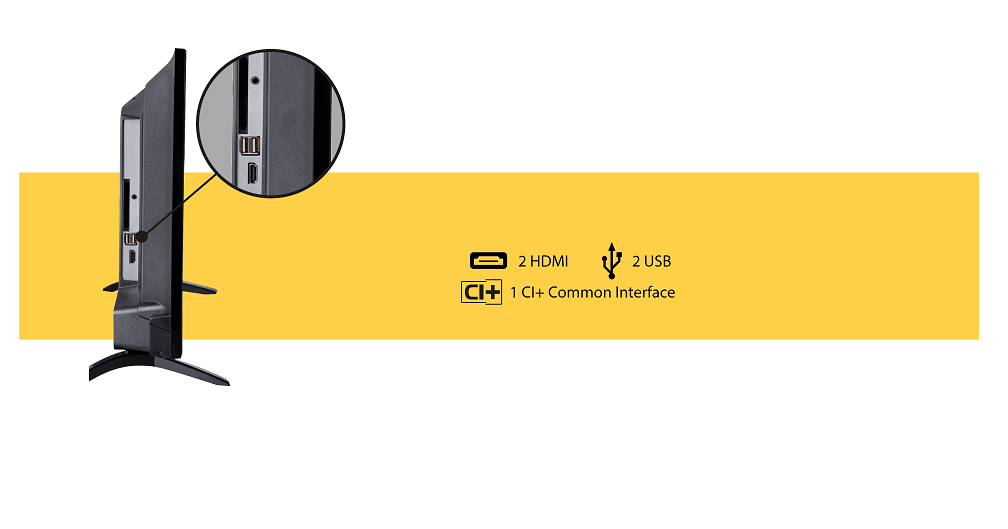 LTV2409SMART TV LED SMART 24 poleg. HD DVB-T2/DVB-S2 HDMI USB 230/12V 2 Entrada HDMI, 2 USB, vídeo composto - Image 4