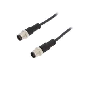 M12B05ML12BMLSB001 Cabo p/ sensores/automatização PIN: 5 M12-M12 1m pino a pino